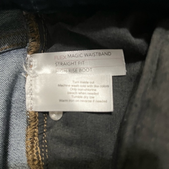 Lane Bryant Flex Magic Waistband Straight Fit High-rise Boot Size 18 short - Picture 2 of 5